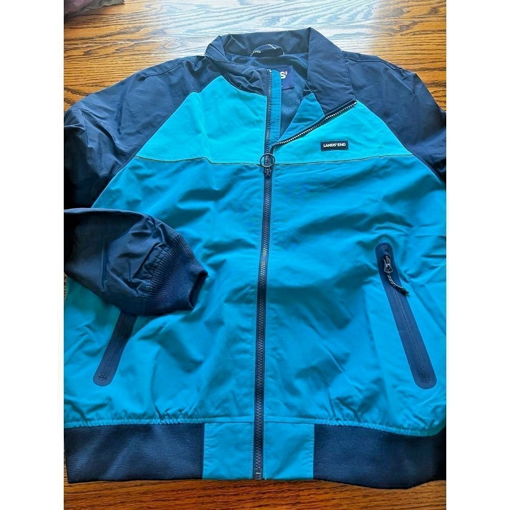 Lands End Men's Classic Squall Waterproof Insulated Jacket - Large